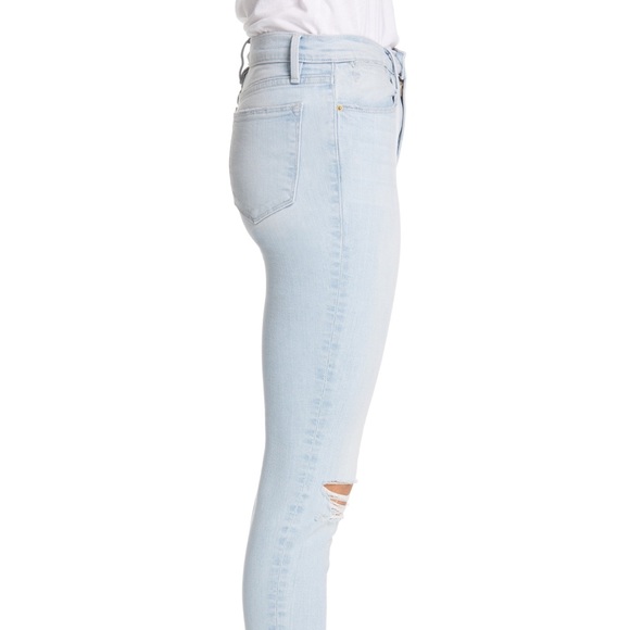 NWT FRAME Le High Skinny Distressed Jeans Sz 27 - Picture 2 of 12